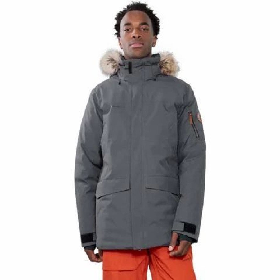 Ski Jackets * | Obermeyer Men'S Ridgeline Jkt W/ Faux Fur