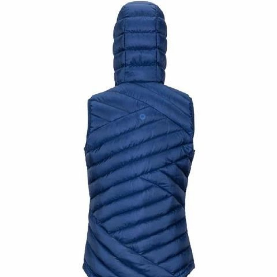 Vests * | Marmot Marmot Highlander Hoody Vest Women'S Arctic Navy