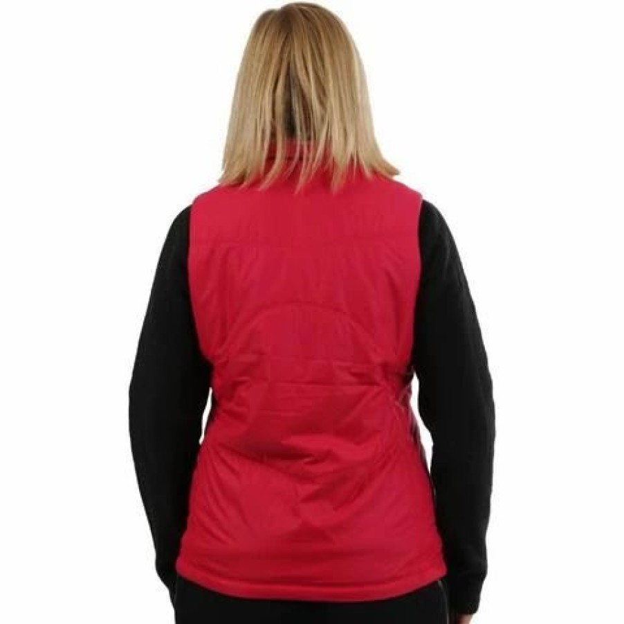 Vests * | Marmot Women'S Ventina Vest Bright Rose / Dark Steel