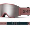 Goggles * | Smith Squad Mag In Chalk Rose Everglade With Chromapop Sun Platinum Mirror Lens