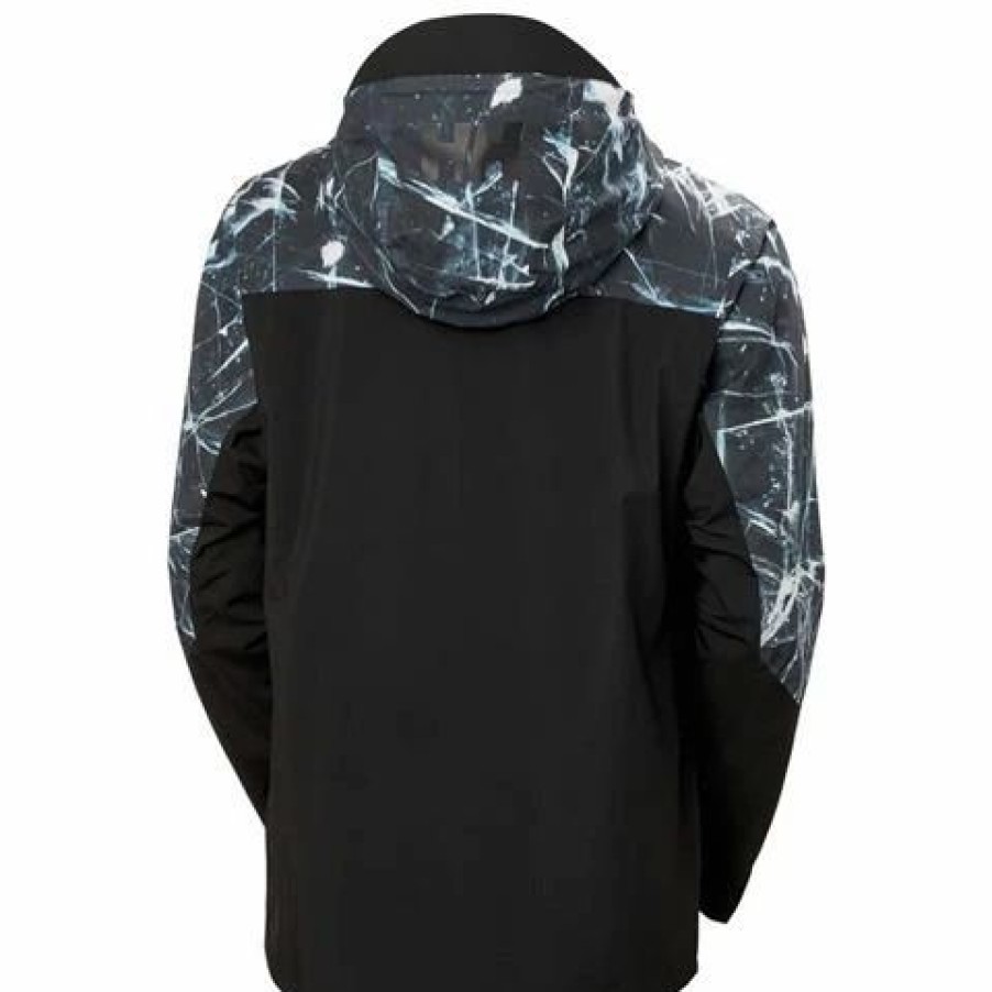 Ski Jackets * | Helly Hansen Men'S Ullr Z Shell Jacket Black Ice