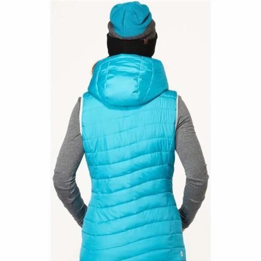 Vests * | Roxy Women'S Warm Up Vest Caribbean Sea