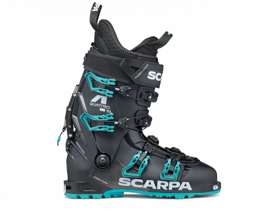 Women * | Scarpa North America Scarpa 4-Quattro Sl Women'S Ski Boot 2023 Blk Lagoon