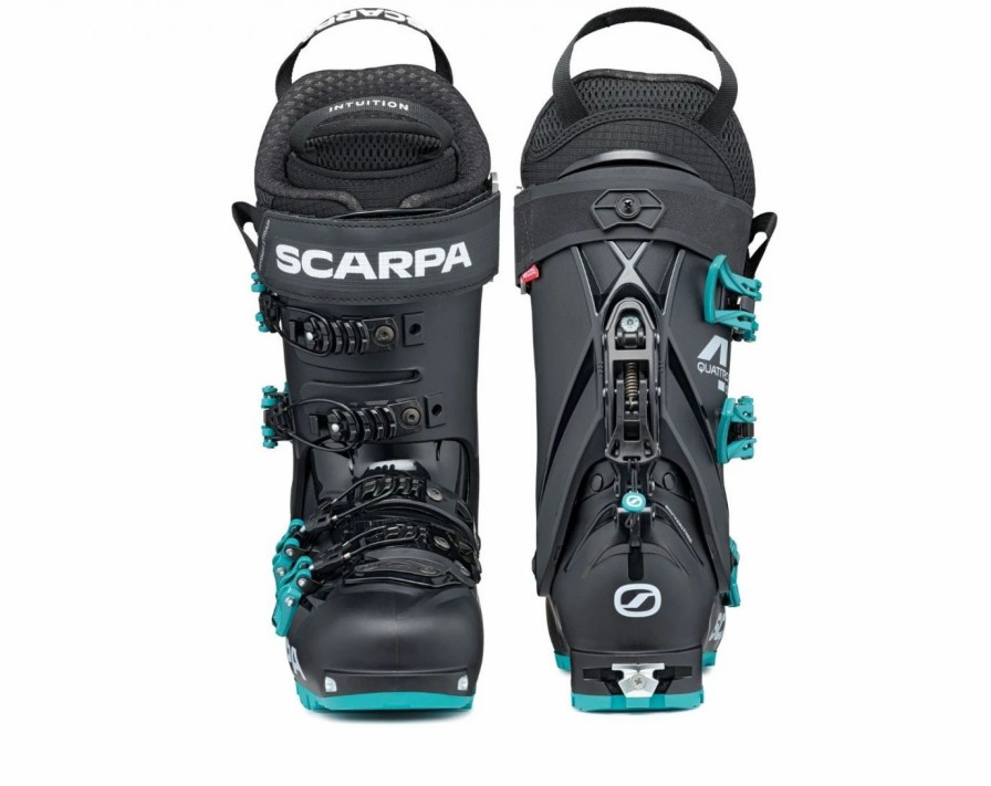 Women * | Scarpa North America Scarpa 4-Quattro Sl Women'S Ski Boot 2023 Blk Lagoon