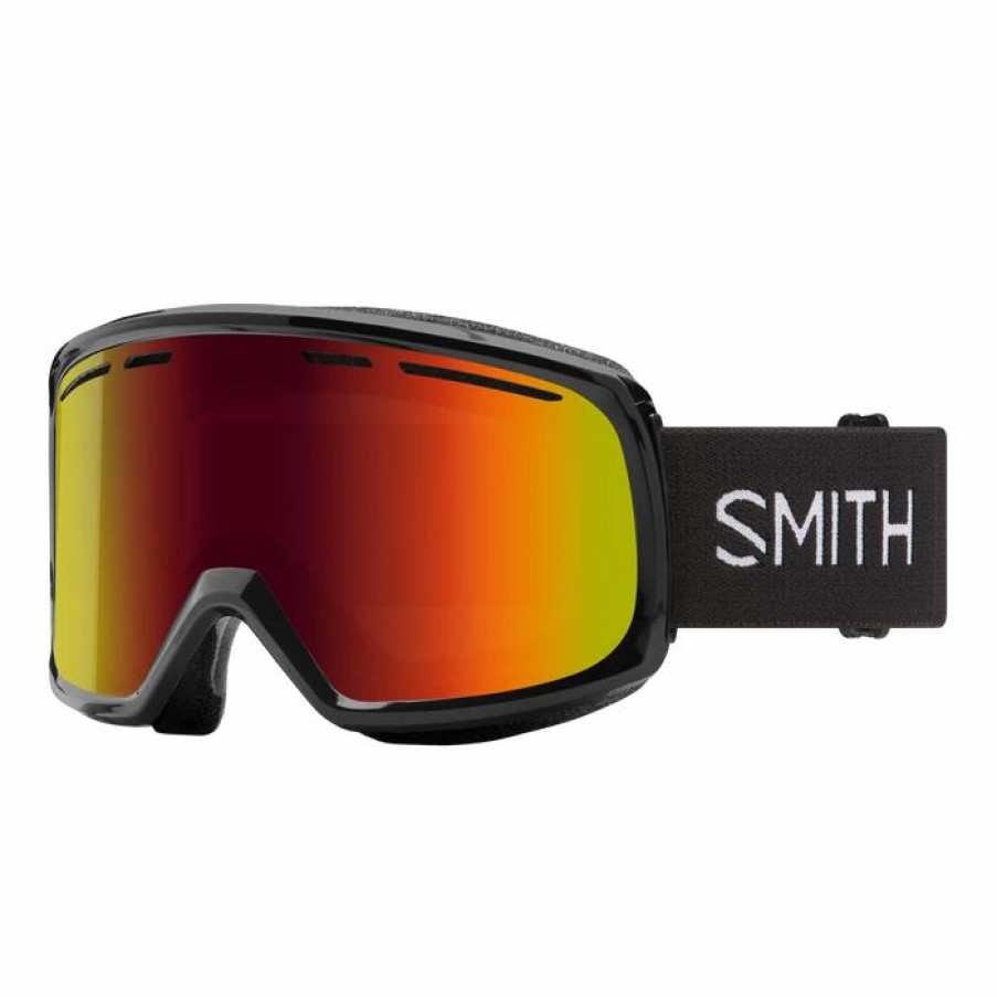 Goggles * | Smith Range Goggle In Black With Red Sol-X Mirror Lens