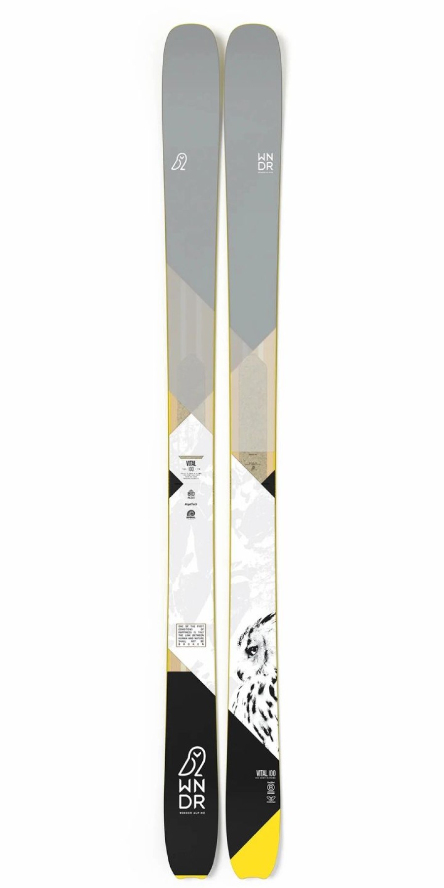 Men'S * | Wonder Alpine Wndr Vital 100 Camber Skis 2023