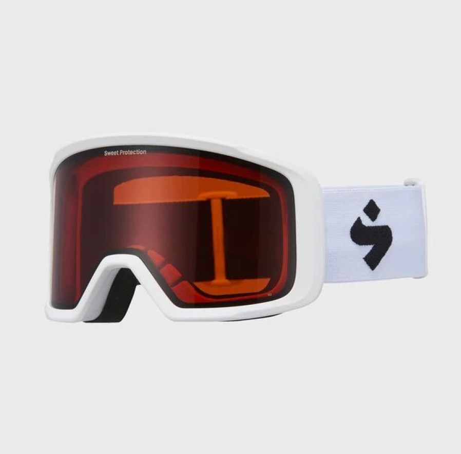 Goggles * | Sweet Protection Firewall Goggle In White With Orange Lens