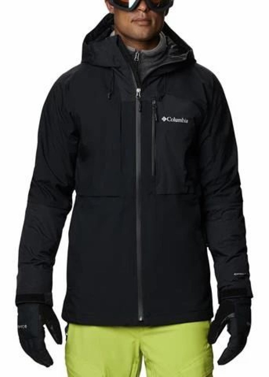 Ski Jackets * | Columbia Men'S Banked Run Jacket Black