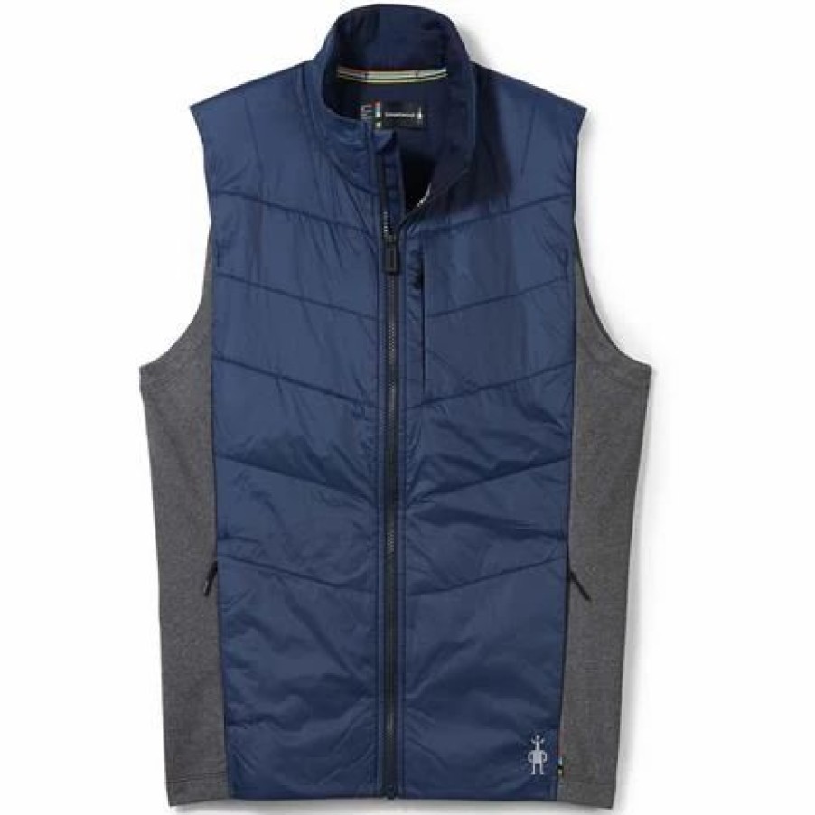 Vests * | Smartwool Men'S Smartloft Vest Deep Navy