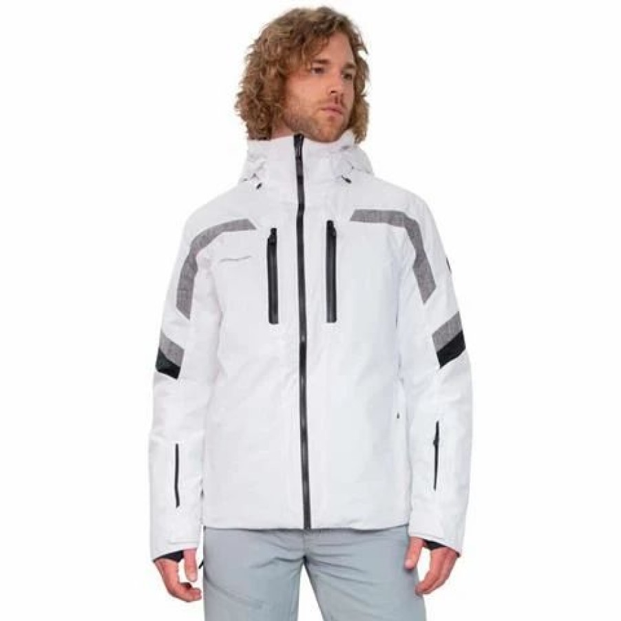 Ski Jackets * | Obermeyer Men'S Chroma Jacket White (16010)