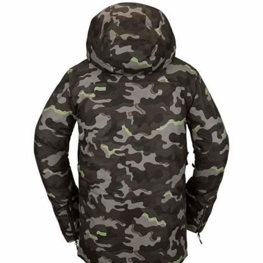 Ski Jackets * | Volcom Men'S Anders 2L Tds Jacket Army