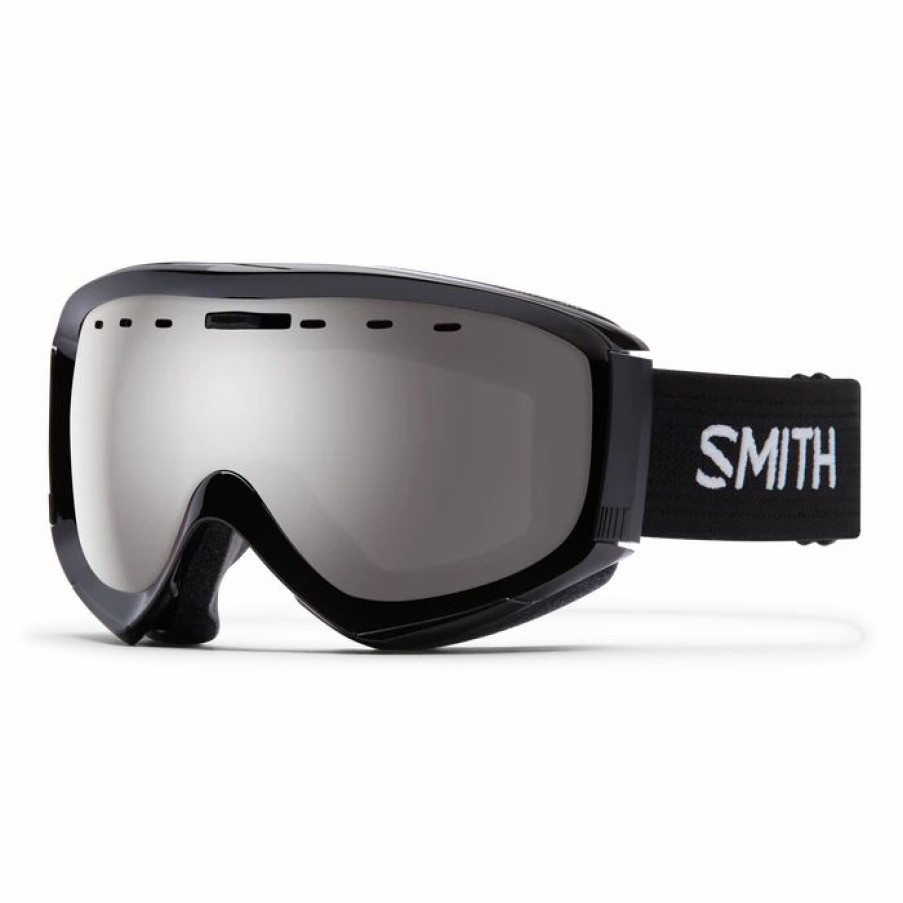 Goggles * | Smith Prophecy Otg Goggle In Black With Chromapop Sun Platinum Mirror Lens