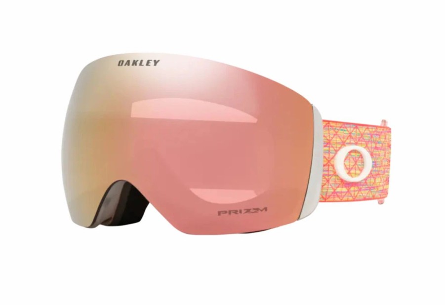 Goggles * | Oakley Unity Collection Flight Deck L Goggles With Prizm Rose Gold Lens