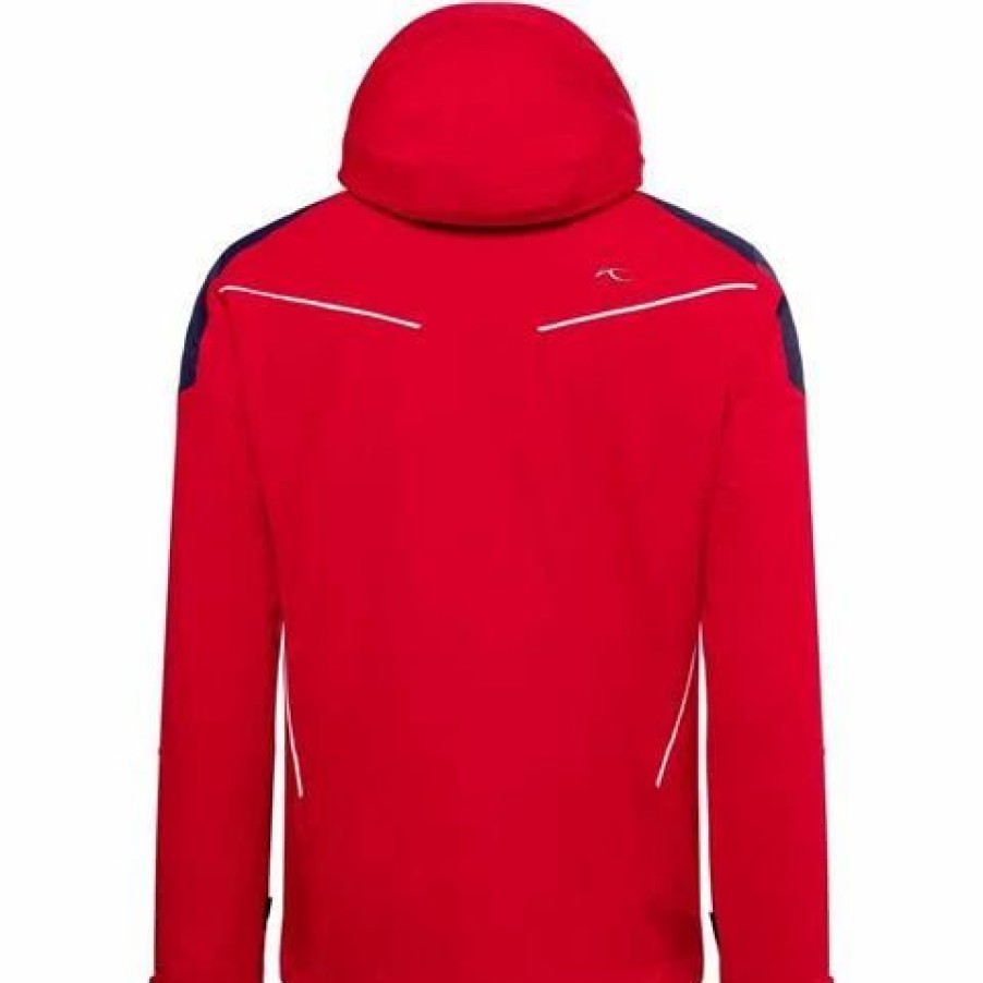 Ski Jackets * | Kjus Men'S Formula Jacket Scarlet / Atlanta Blue (32312)