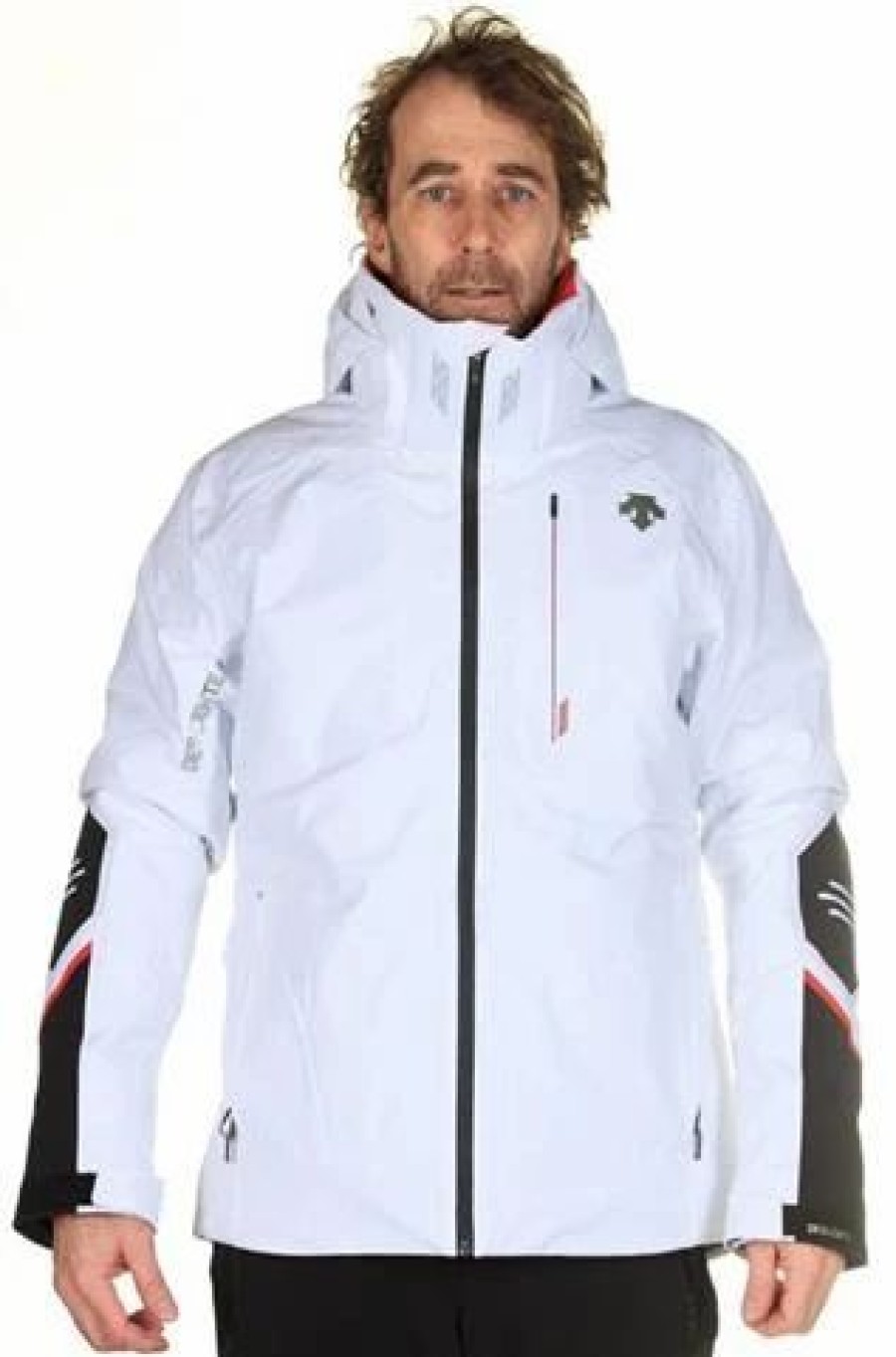 Ski Jackets * | Descente Men'S Pablo Jacket Super White