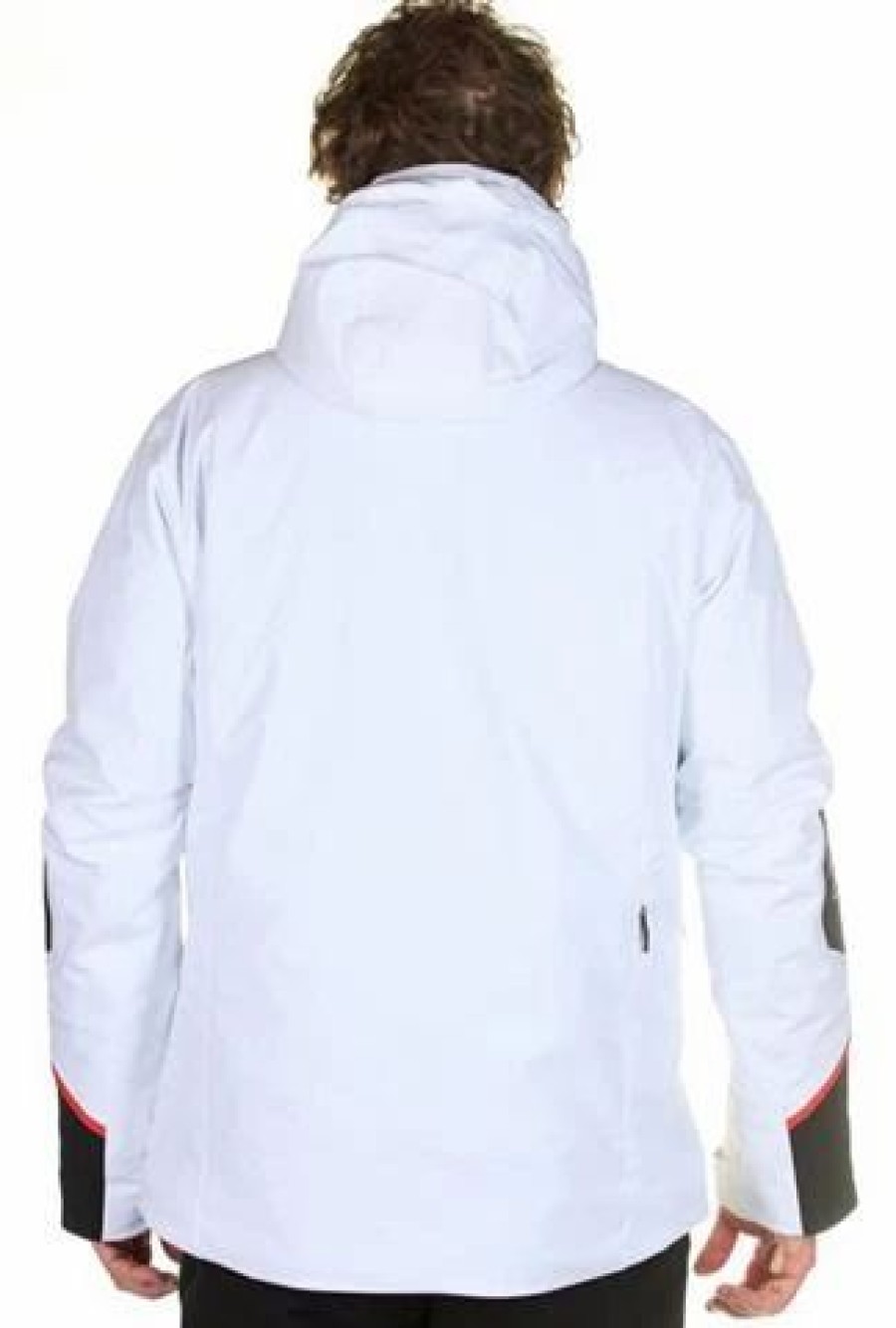 Ski Jackets * | Descente Men'S Pablo Jacket Super White