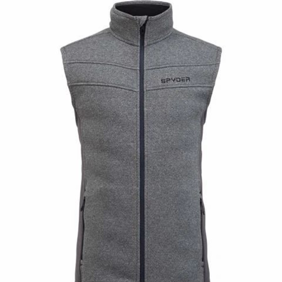 Vests * | Spyder Men'S Encore Fleece Vest