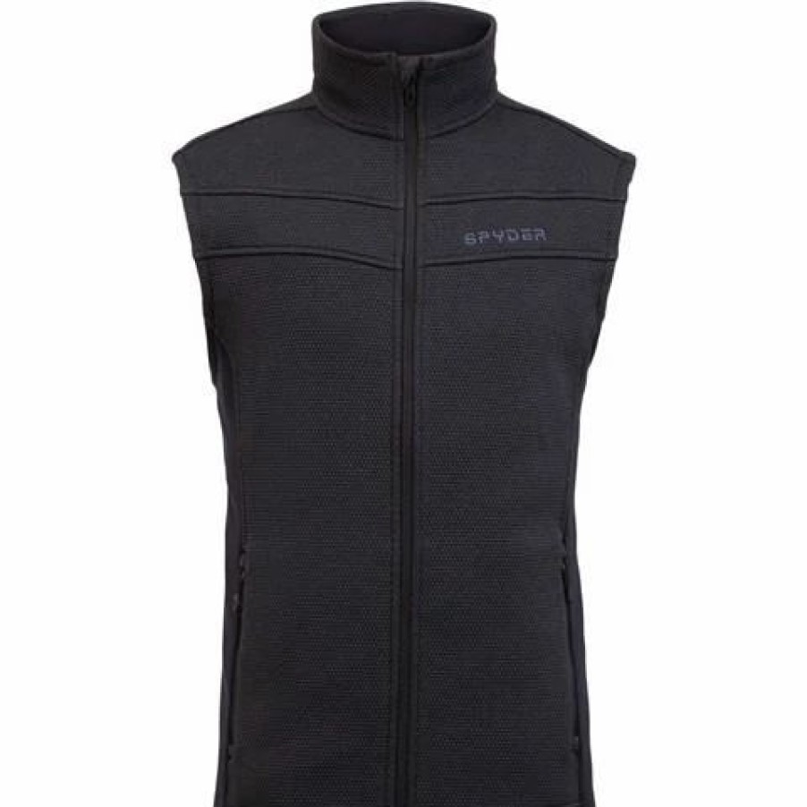 Vests * | Spyder Men'S Encore Fleece Vest