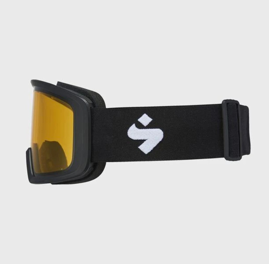 Goggles * | Sweet Protection Firewall Goggle In Matte Black With Yellow Lens