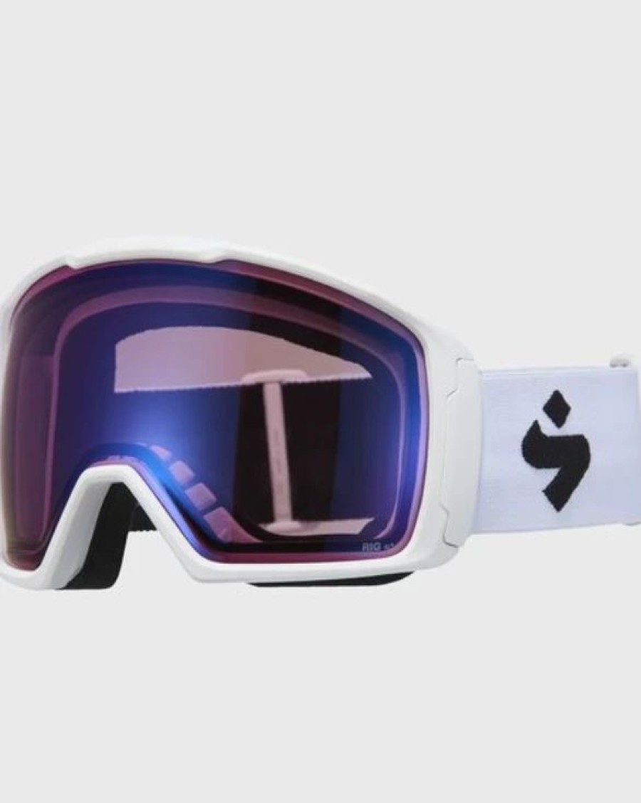 Goggles * | Sweet Protection Clockwork Max Rig Goggle Wht/Ltameth