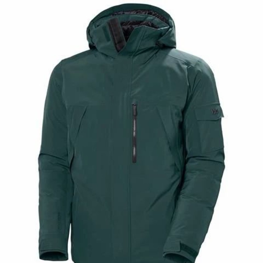 Ski Jackets * | Helly Hansen Men'S Val D' Isere Puffy Jacket Darkest Spruce