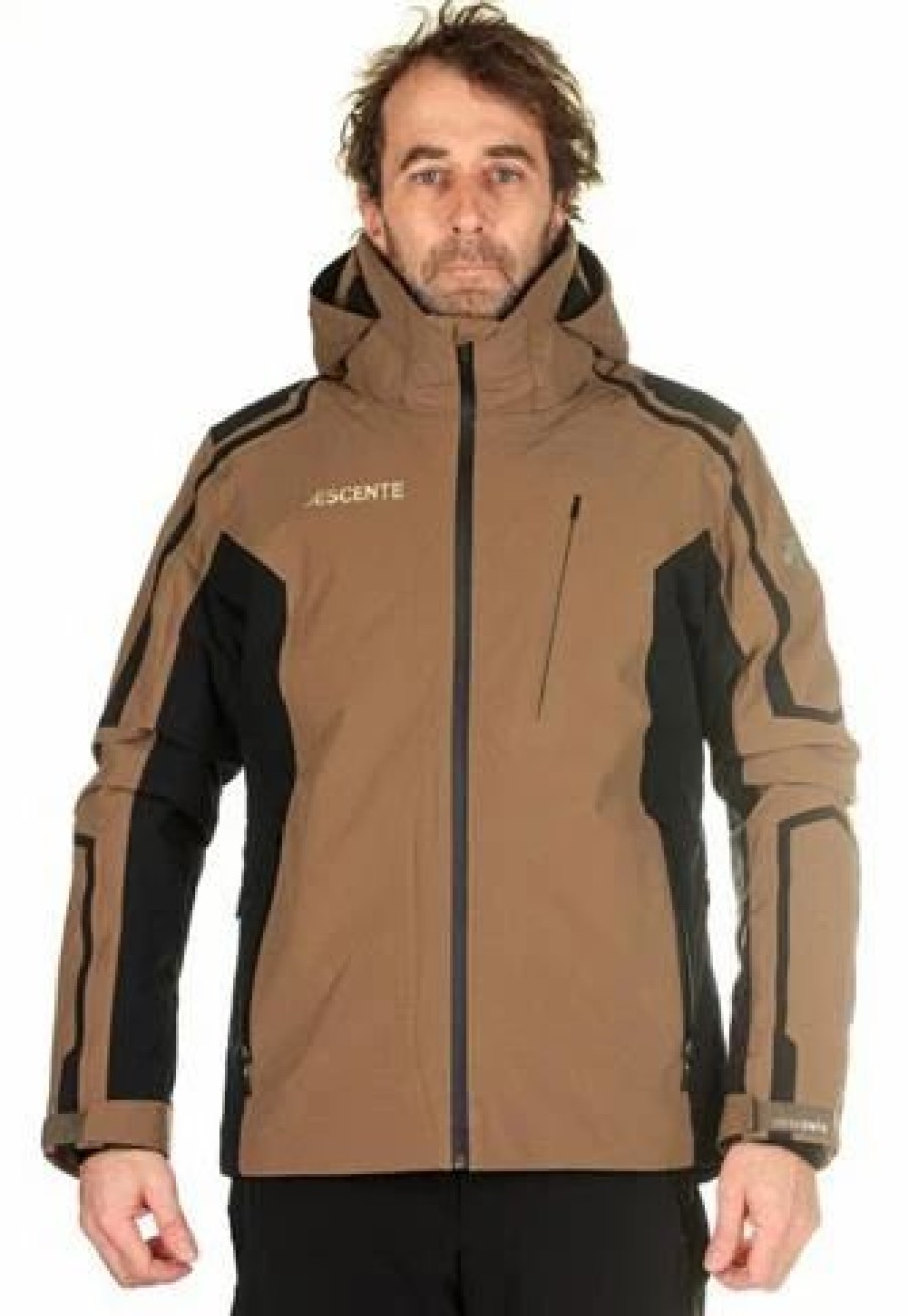 Ski Jackets * | Descente Men'S Russell Jacket Bronzite Taupe