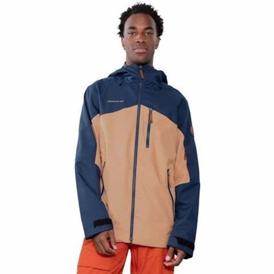 Ski Jackets * | Obermeyer Men'S Chandler Shell Jacket Dune (21012)