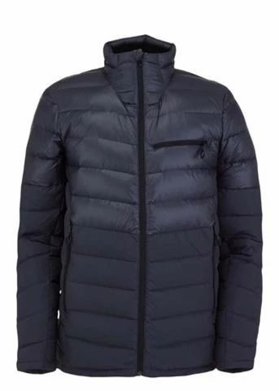 Ski Jackets * | Spyder Men'S Timeless Down Jacket Ebony