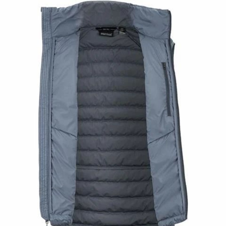 Vests * | Marmot Marmot Highlander Down Vest Men'S Steel Onyx