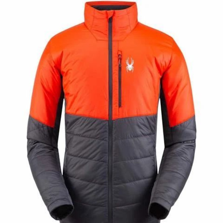 Ski Jackets * | Spyder Men'S Glissade Hybrid Insulator Jacket